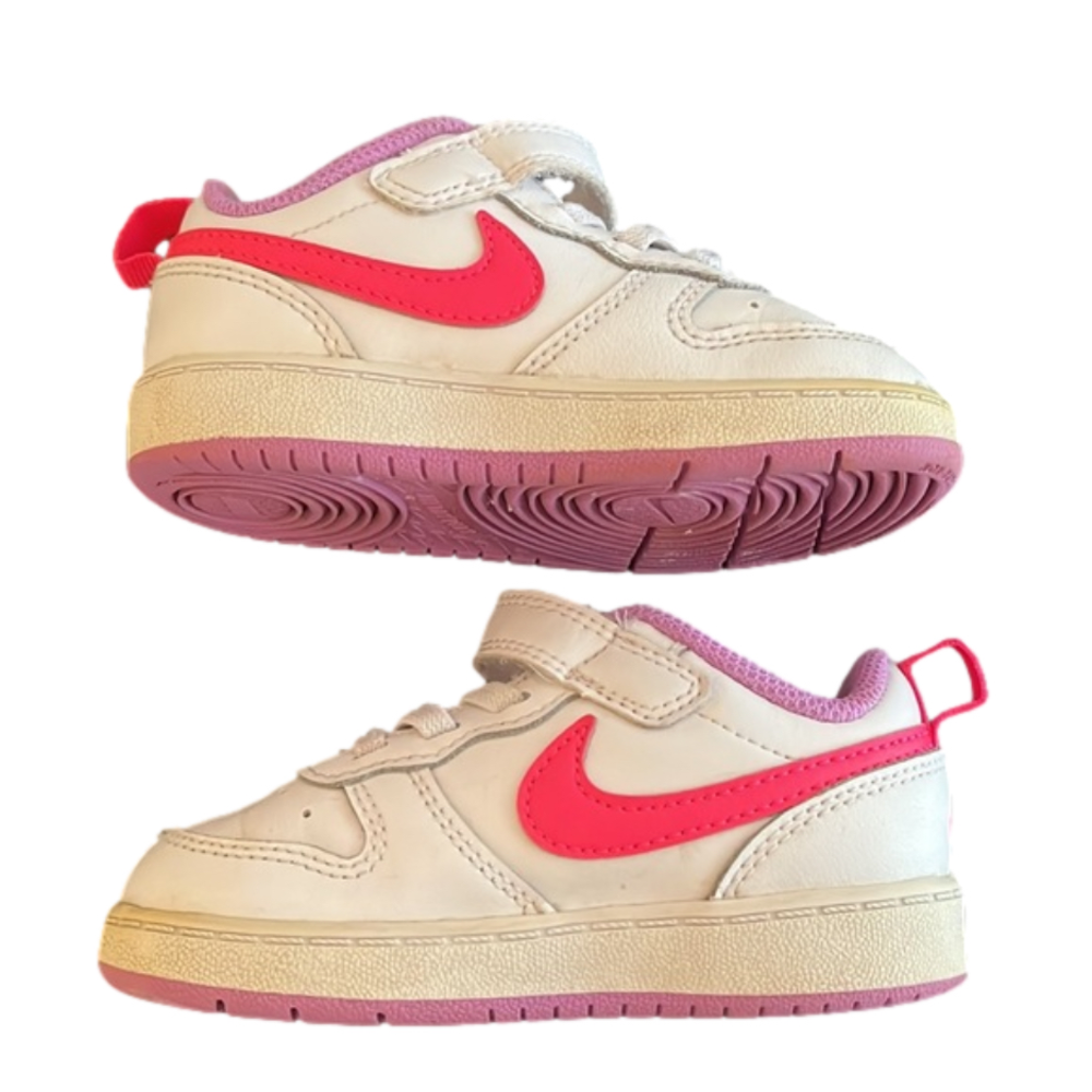 Nike Kids Sneakers - White and Pink
